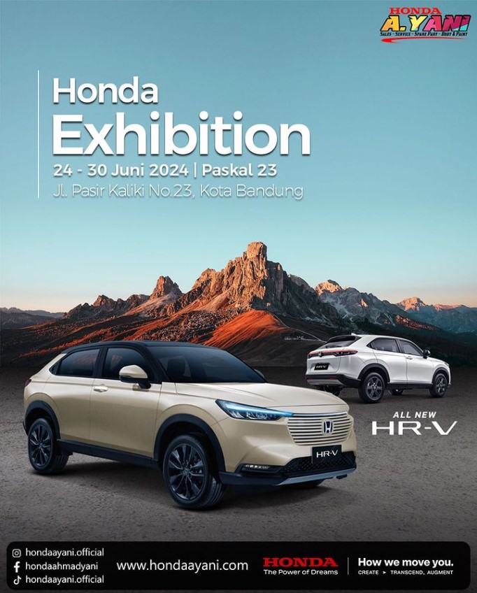 Honda Ahmad yani akan mengadakan Exhibition lagi lho ! Tentunya akan ada kejutan dari promo - promo yang menarik. Jangan sampai ketinggalan ya!